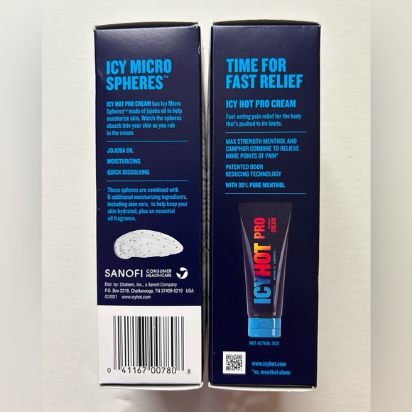 Icy Hot Pro No-Mess Pain Relief Cream - Picture 3 of 4